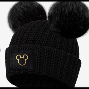 LYM x Disney Black Mickey Outline Gold Foil